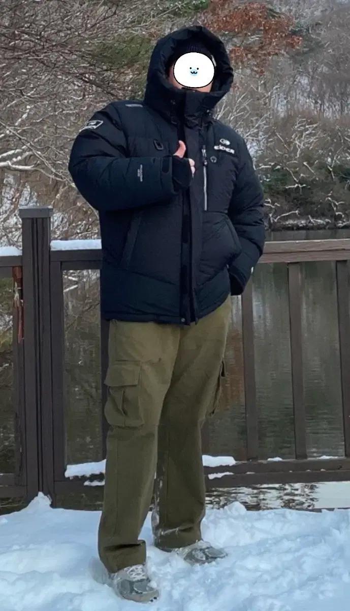 아이더 캄피로 대장패딩 블랙 xl