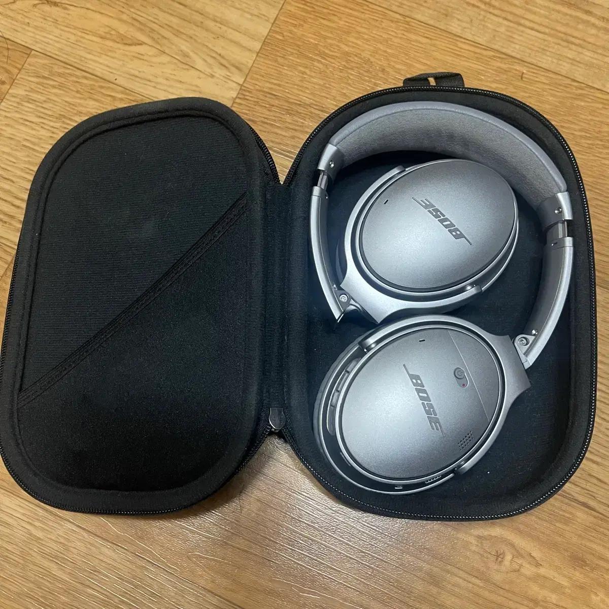 보스 qc35 II 실버 헤드폰 풀세트