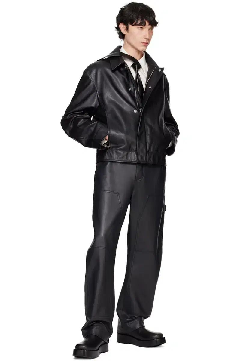 보테가베네타 송아지 가죽 자켓