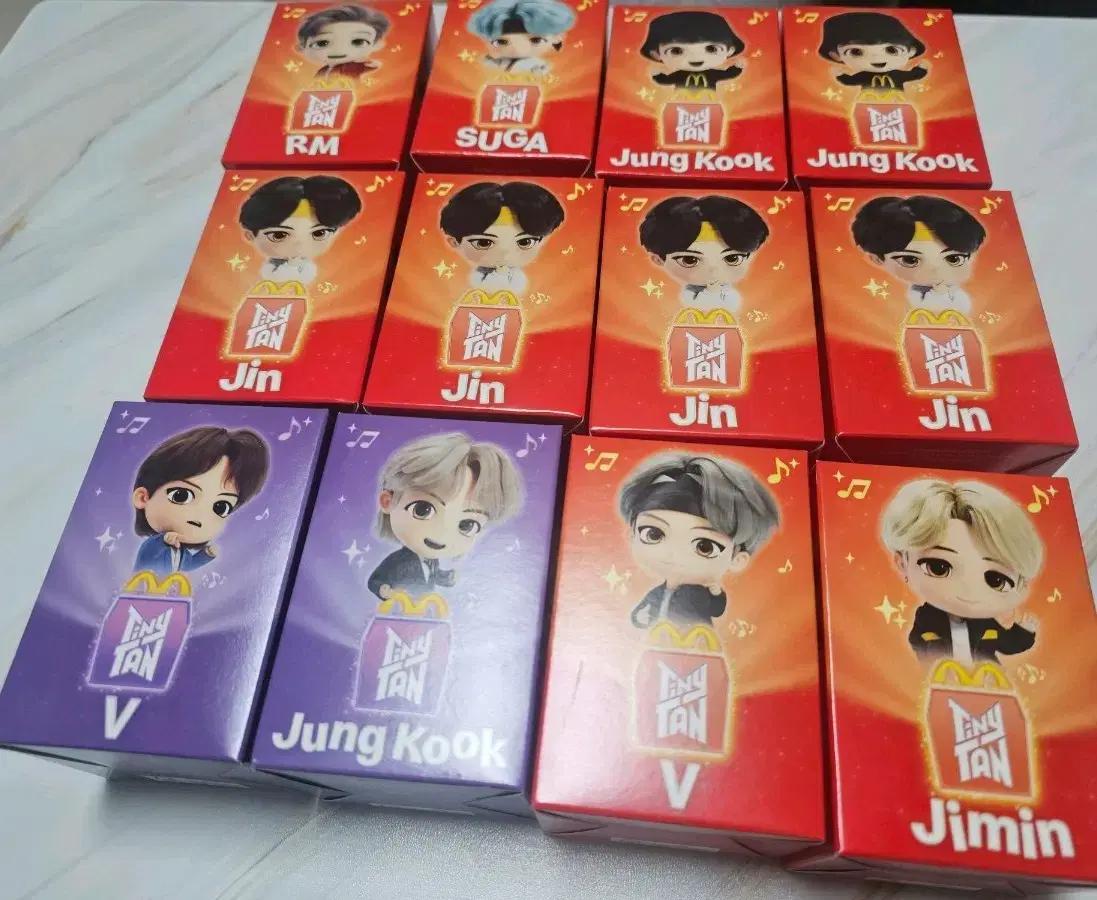 해피밀 bts 방탄 피규어