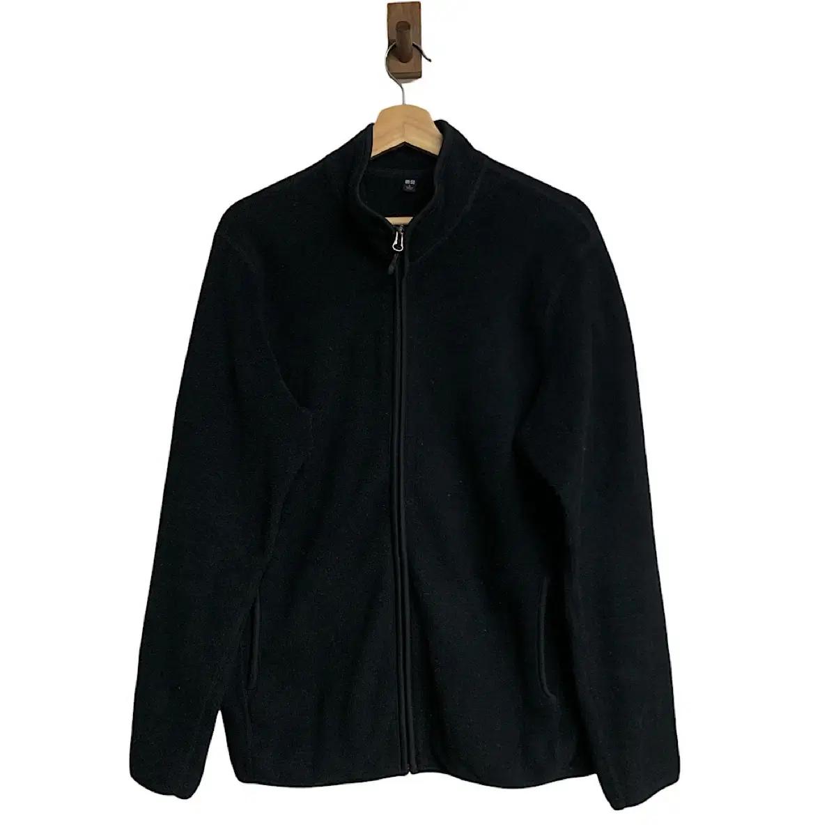 유니클로 블랙 후리스 L