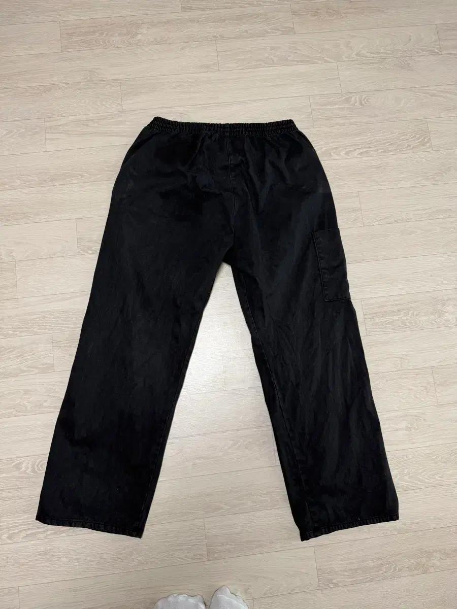 [L] 이지 갭 메인 사틴 카고 블랙 (후기판)