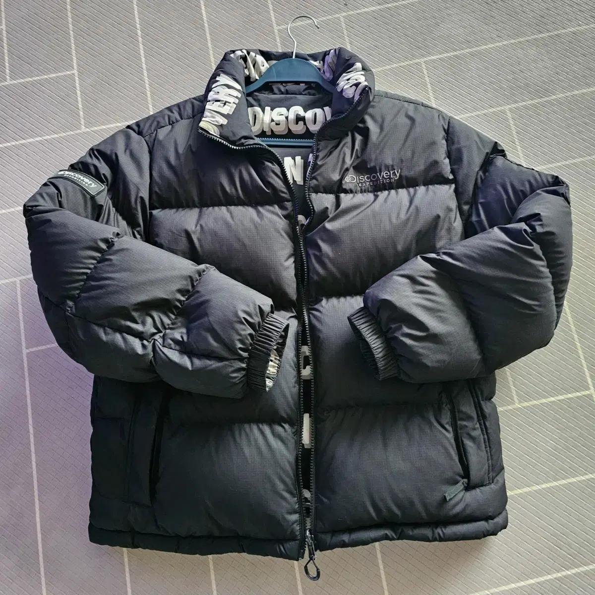 디스커버리 익스페디션 양면패딩 블랙