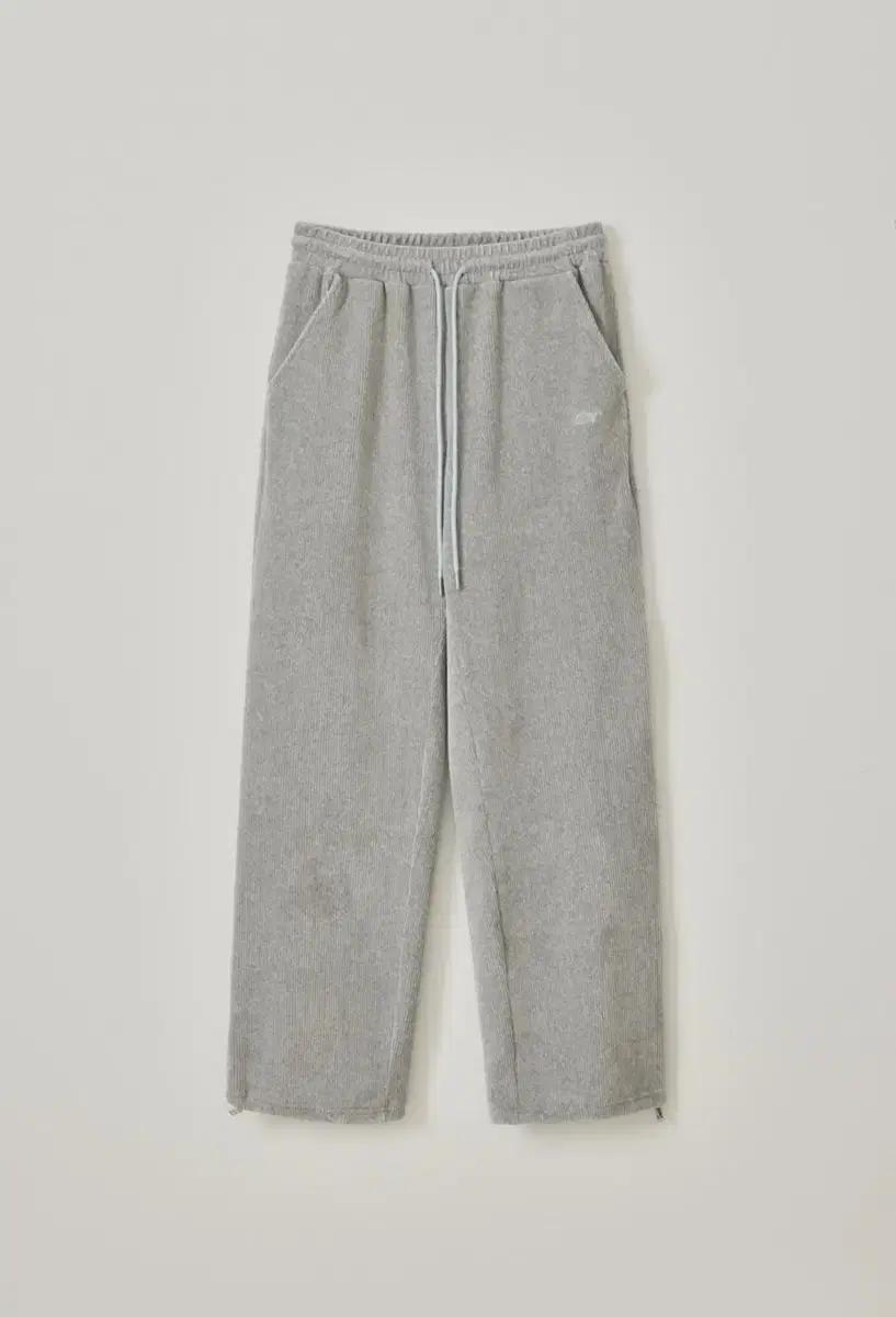 타낫 벨로아 립 스웻팬츠 그레이