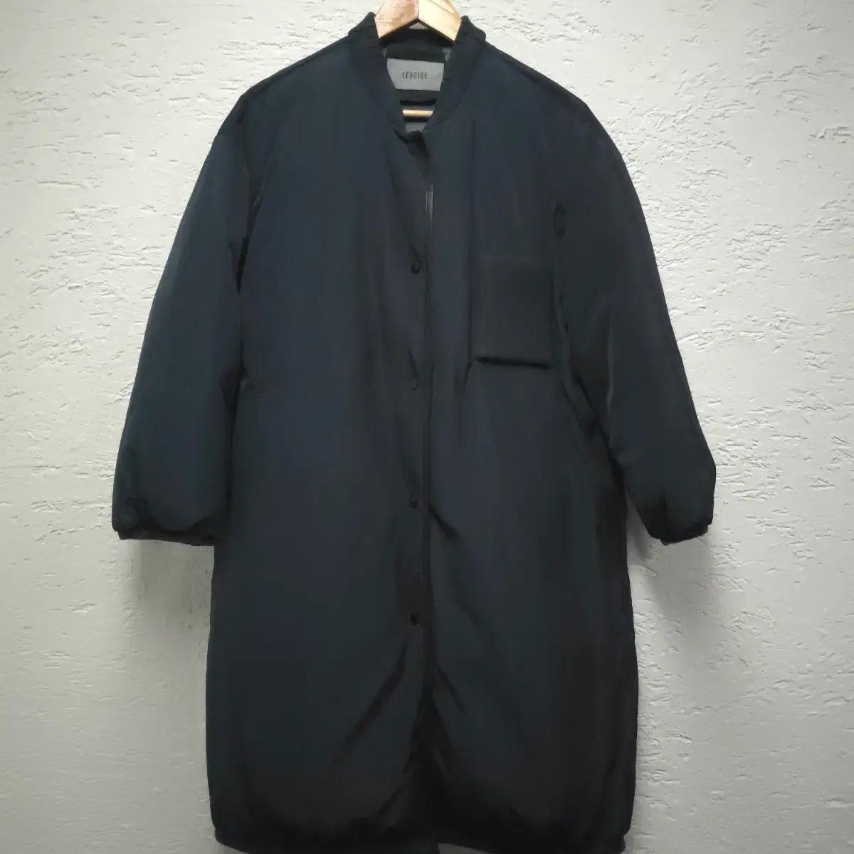 르베이지 블랙 롱 패딩 코트 66