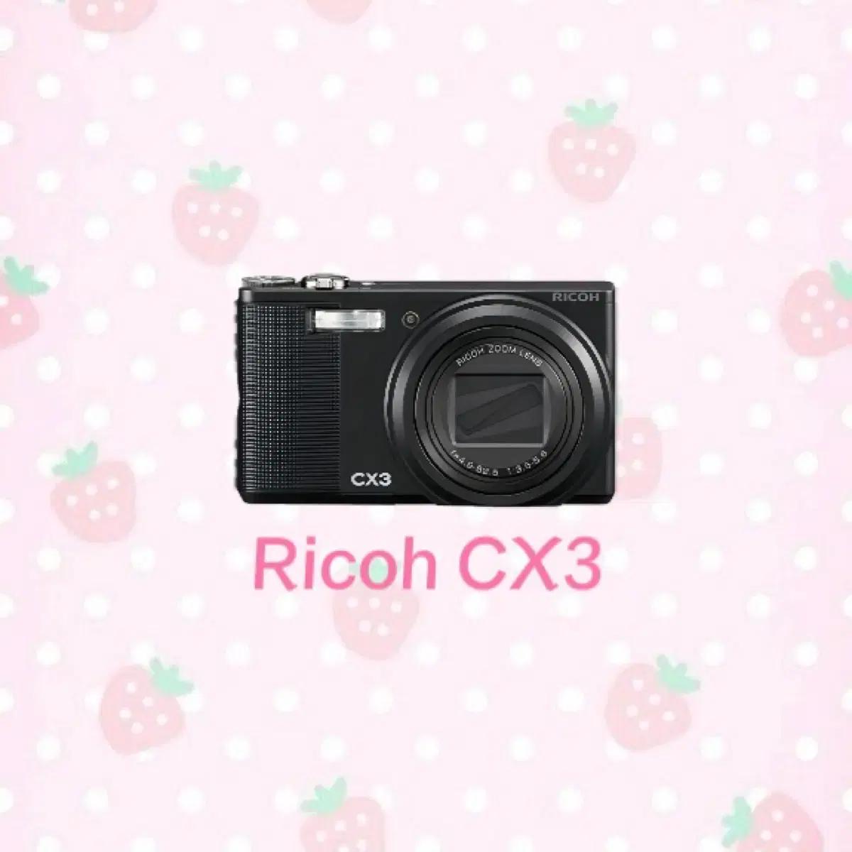 리코 Ricoh CX3 빈티지 디지털 카메라 디카