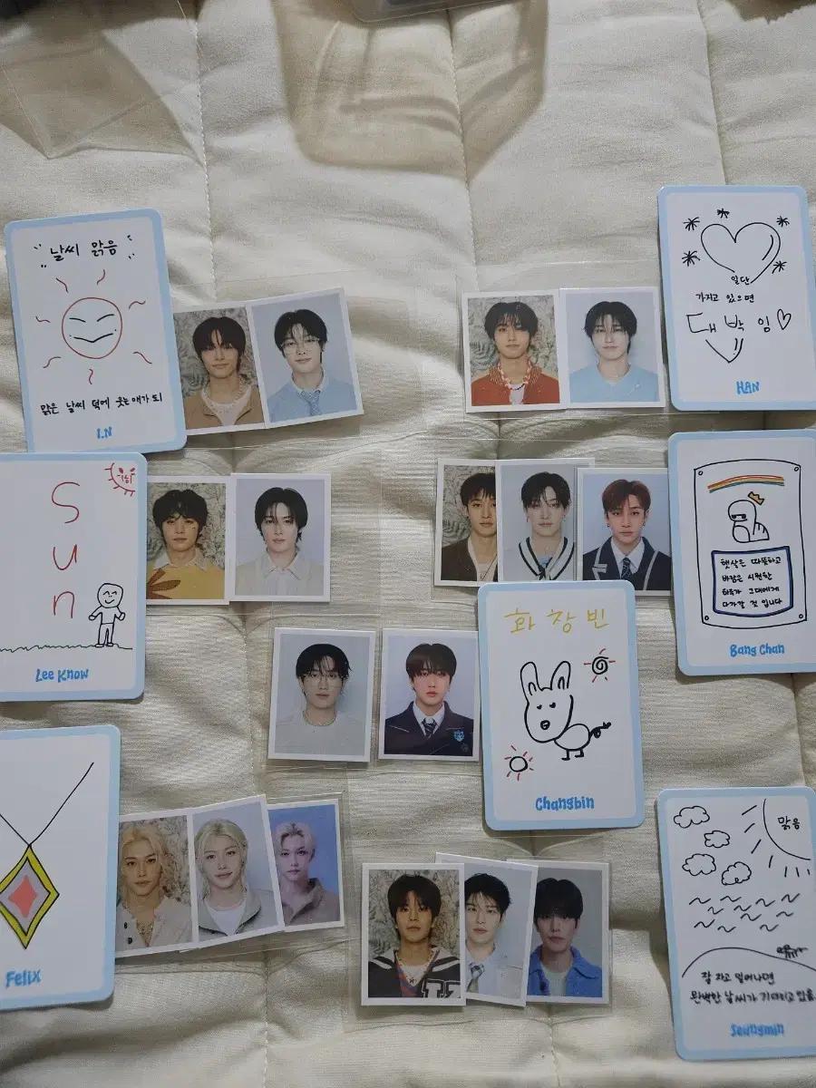 스키즈 증사 날씨세트 일괄 필릭스 승민 한 아이엔 찬 리노