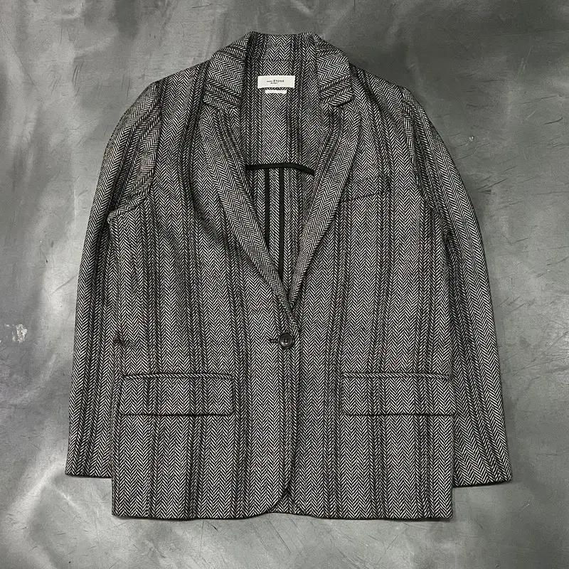 이자벨마랑 체크 블레이저 y14491