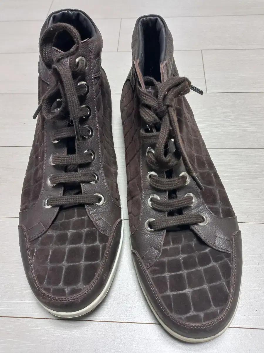 탠디 남성 하이탑가죽스니커즈260