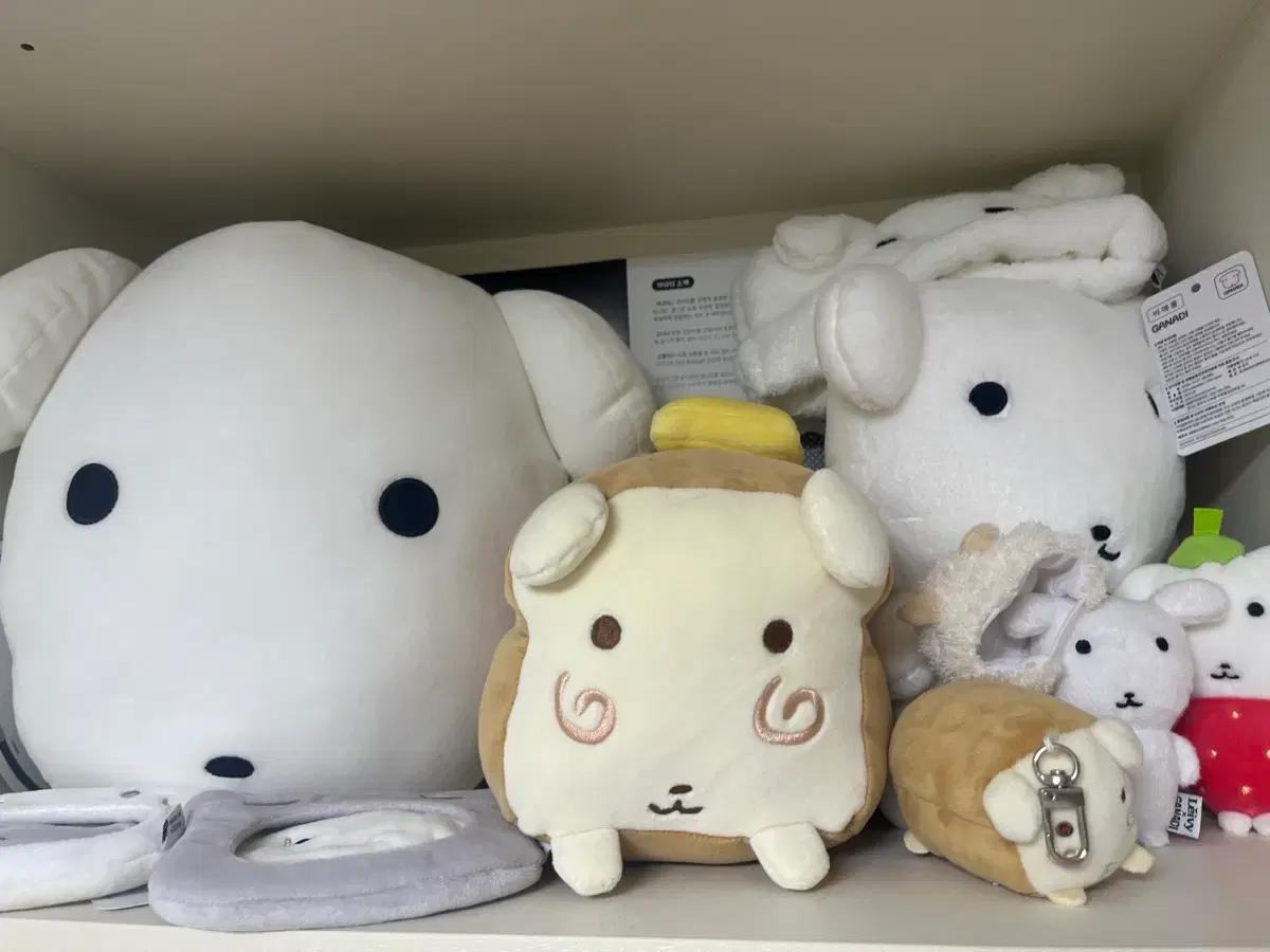 가나디 인형 키링 쿠션 부채 세안밴드 등 일괄 판매