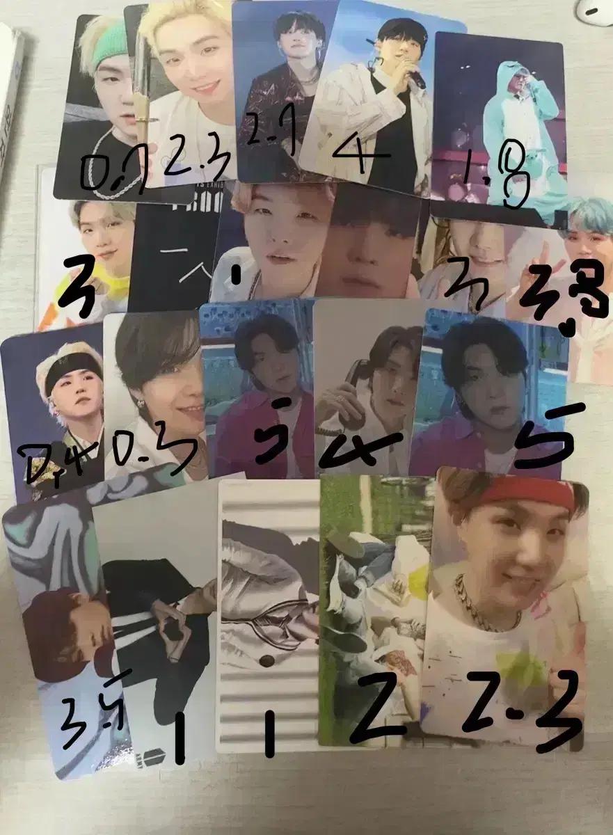 방탄소년단 슈가 민윤기 포카 팔아요 양도해요