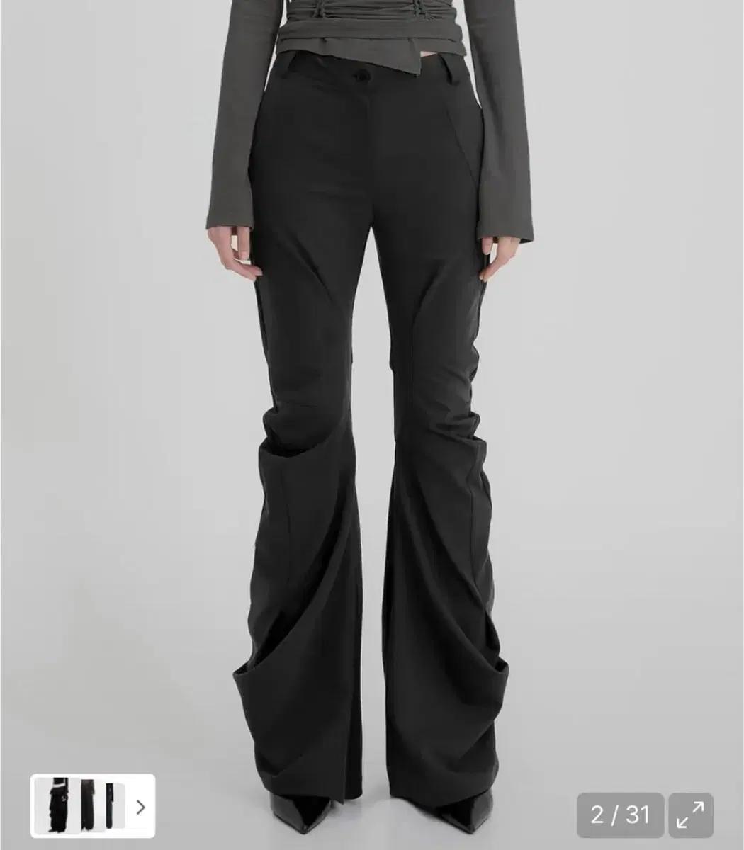 플레어업 드레이프 팬츠