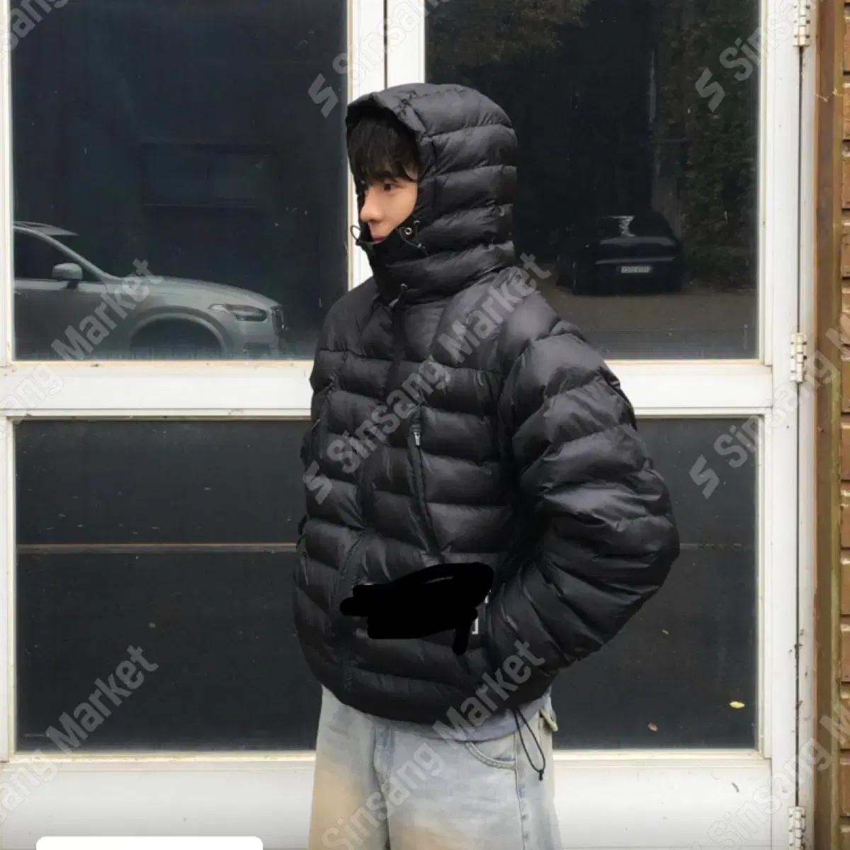 남자 웰론 경량패딩