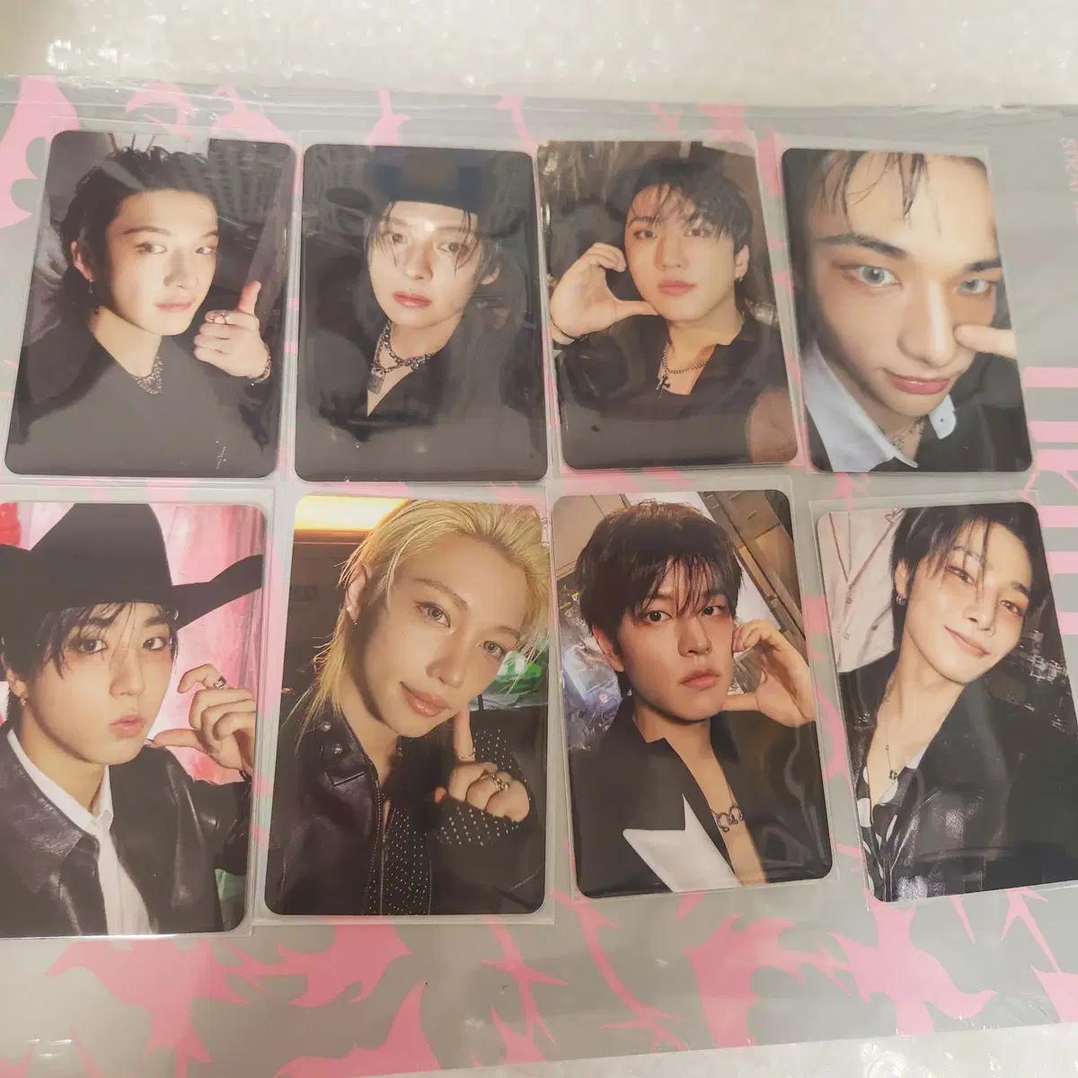 스키즈 후드 MD 포토카드 분철 방찬 리노 창빈 현진 한 필릭스 승민