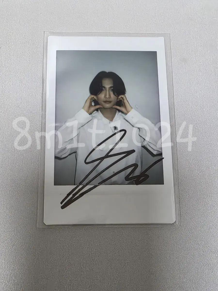 에이티즈 성화 싸인 폴라로이드