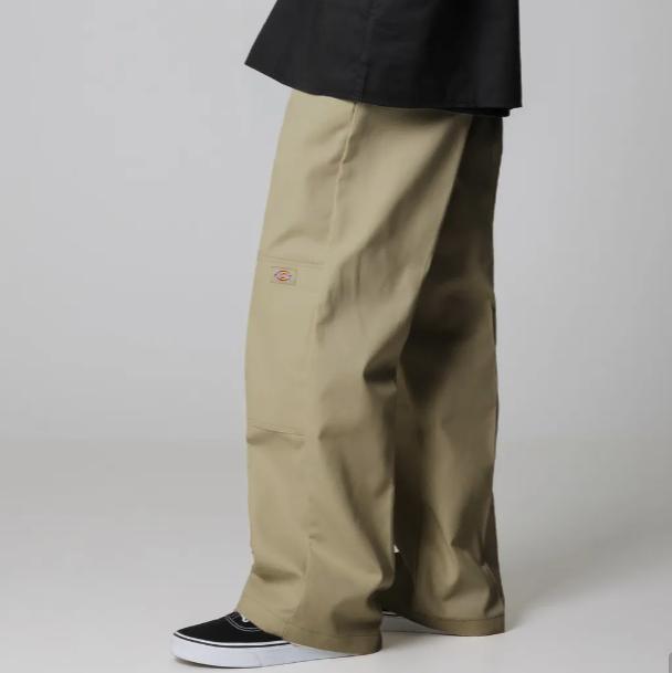 디키즈 더블니 루즈핏 워크팬츠 카키  38사이즈 미개봉 새상품