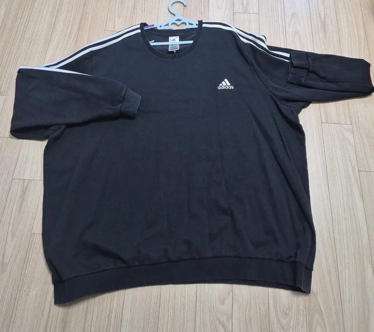 빅사이즈 남자 아디다스 삼선 기모 맨투맨 4XL 팝니다 전체적으로 깨끗