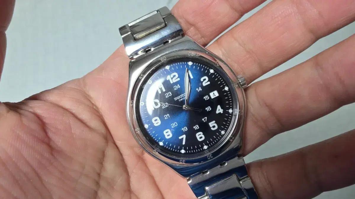 스와치 아이러니 BLUE BOAT YWS420GC