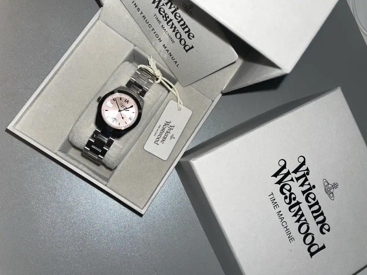 비비안 웨스트우드 시계 Fenchurch 핑크실버 VV292PKSL