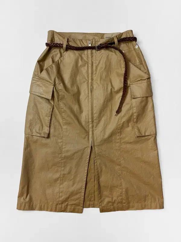 마뗑킴 Matin Kim 21FW 코팅 카고 스커트 PN5675