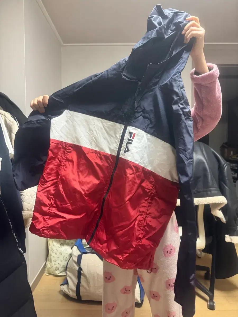 휠라 바람막이 m