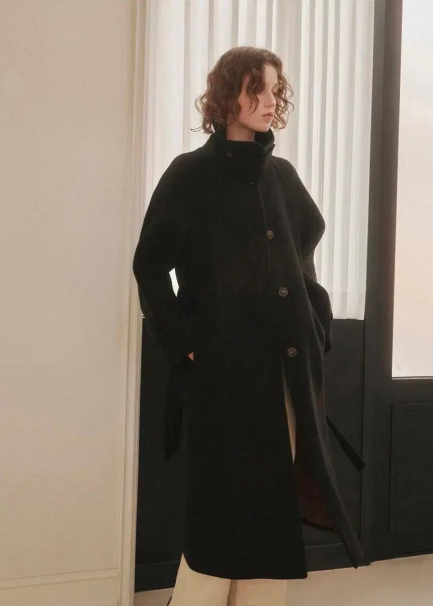 아바몰리 울 캐시미어 롱코트