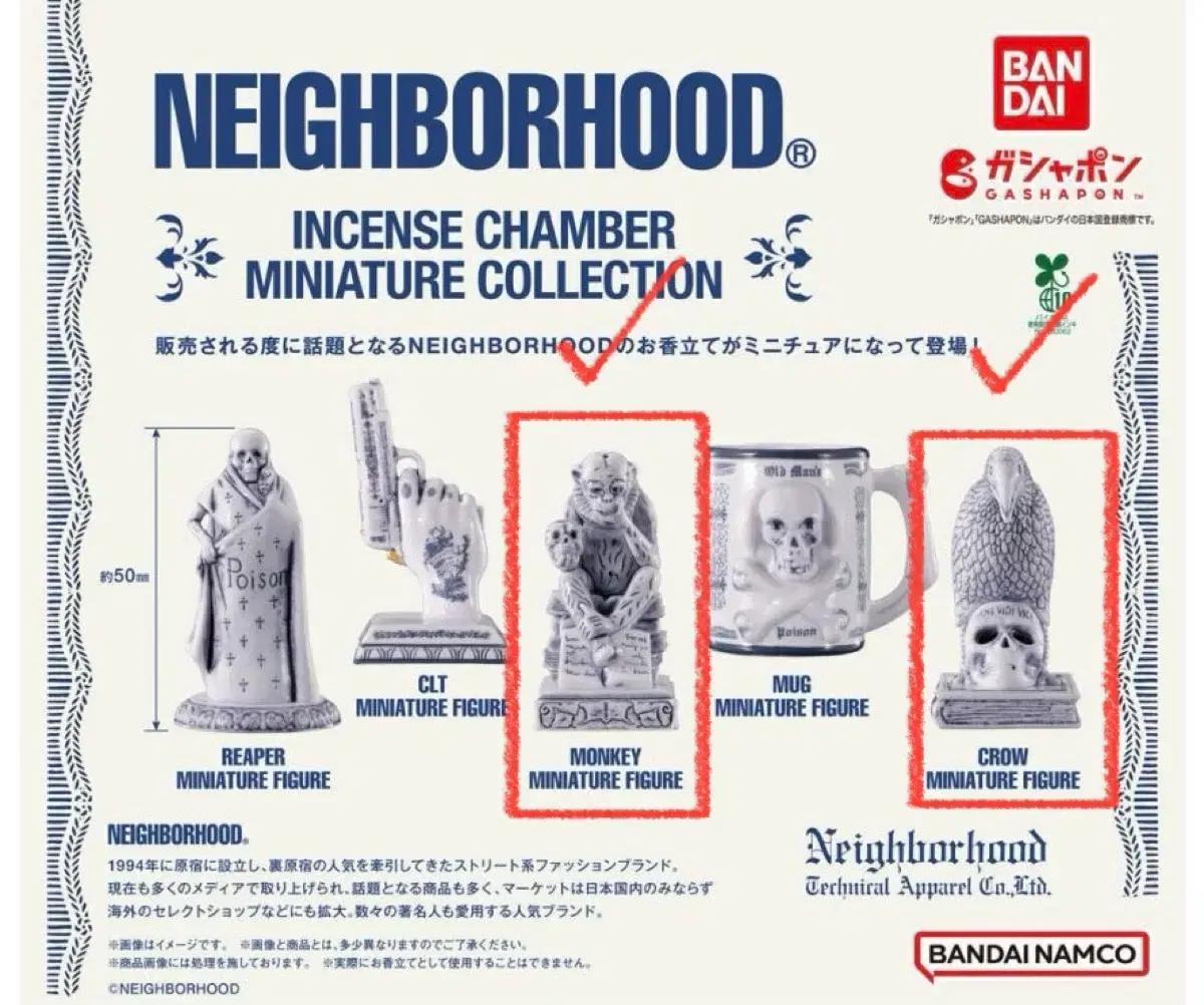 네이버후드 인센스 미니어처 (가챠/캡슐토이)