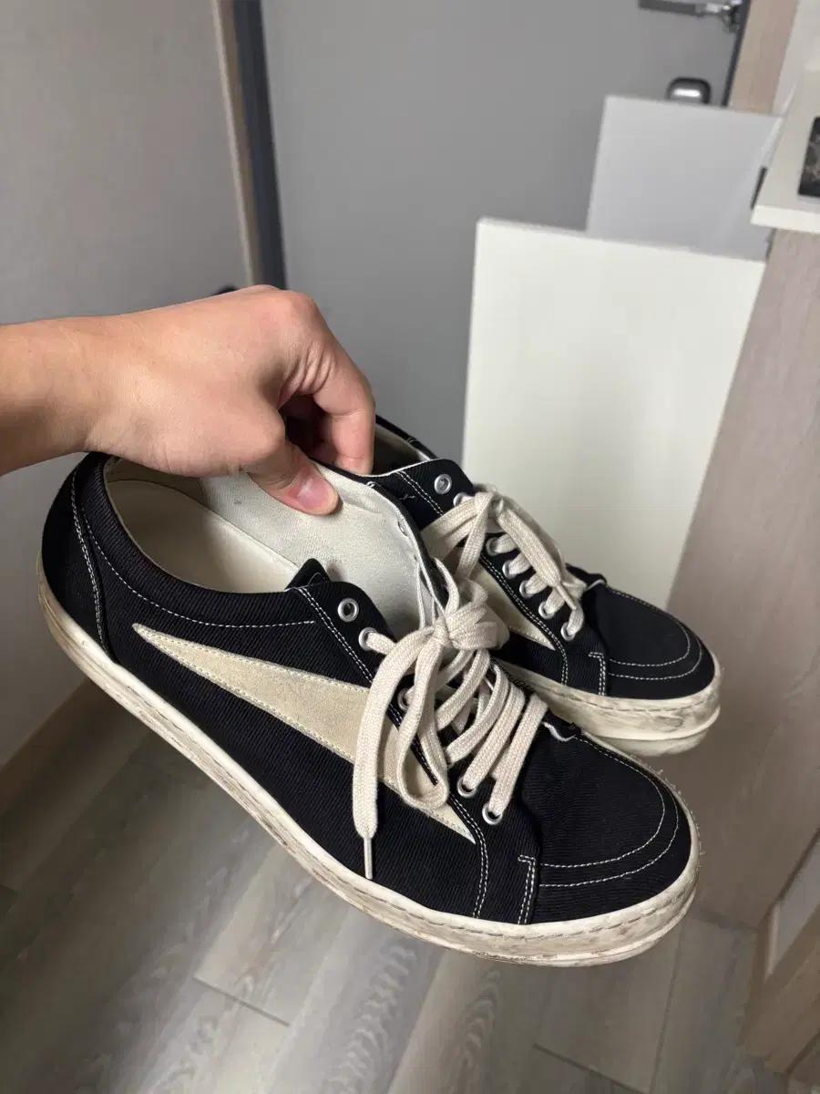 300) 릭오웬스 반스 캔버스 스니커즈