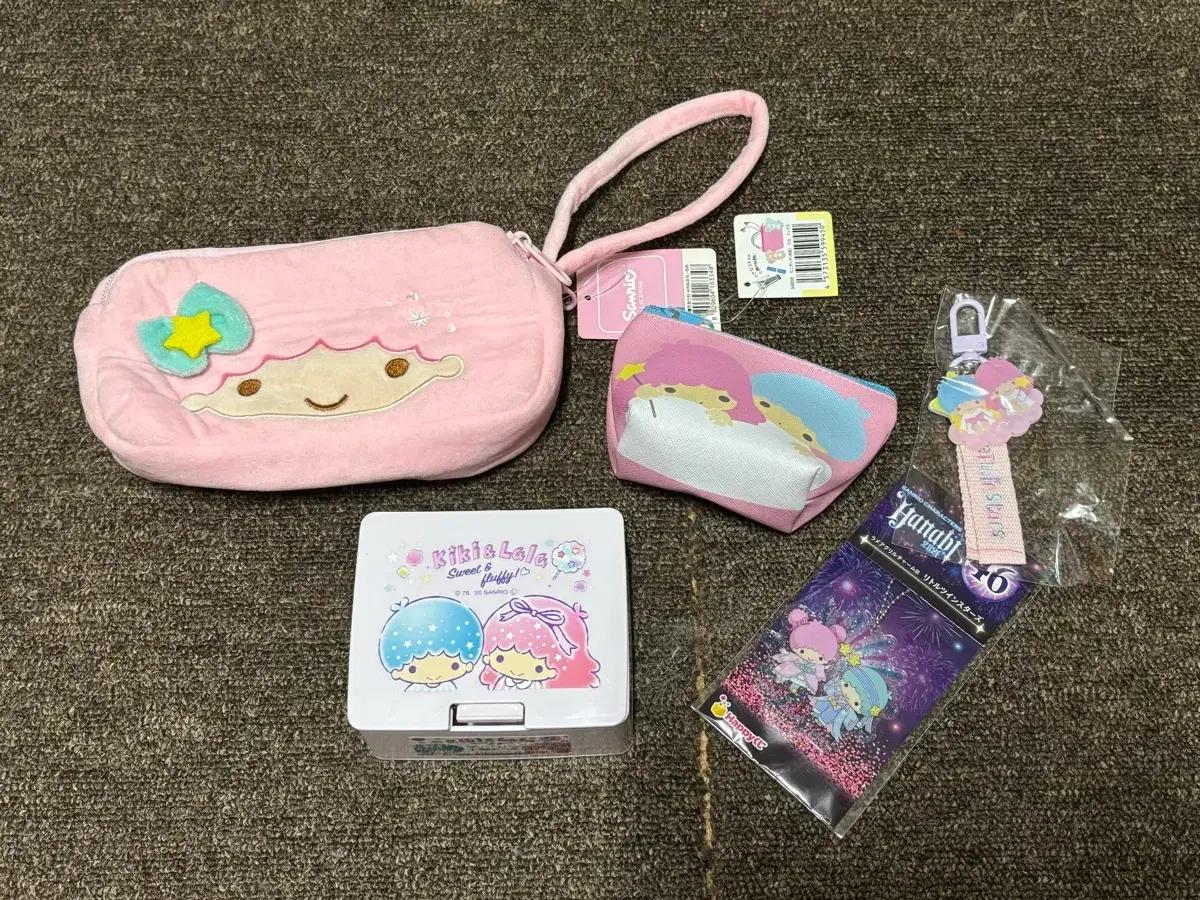 산리오 키키라라 파우치/악세사리/굿즈 세트