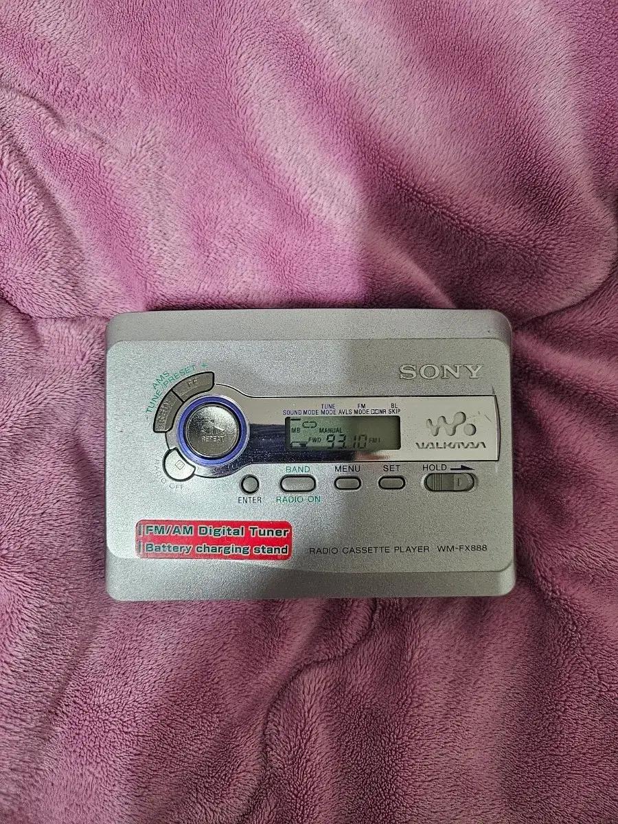 소니 워크맨 WM-FX888 카세트 플레이어