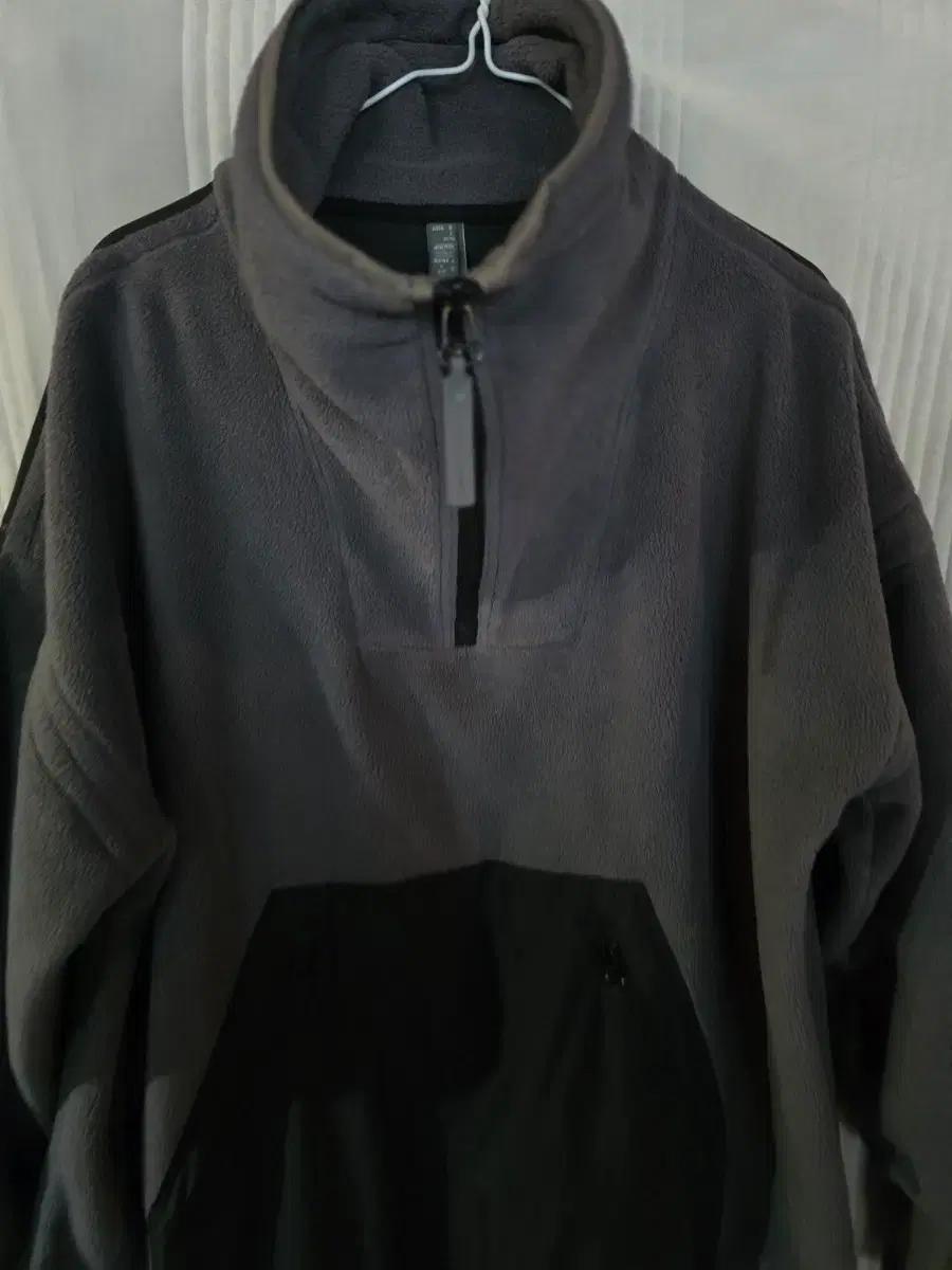 아디다스 풀오버 하프집업 오버핏