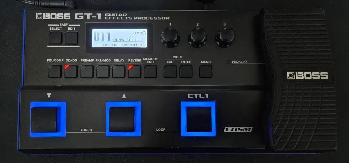 보스 Gt-1 멀티이펙터