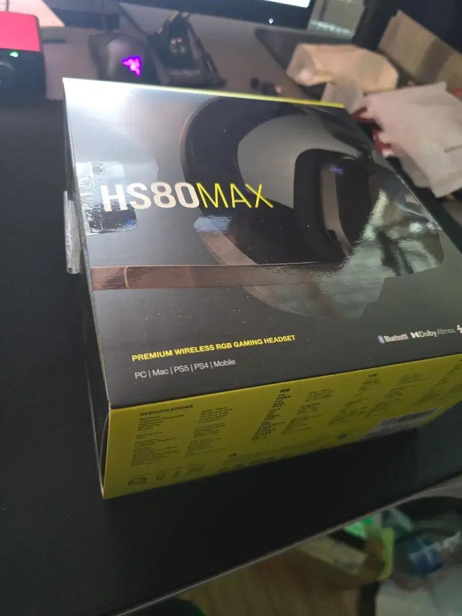 CORSAIR HS80 MAX 무선 게이밍 헤드셋