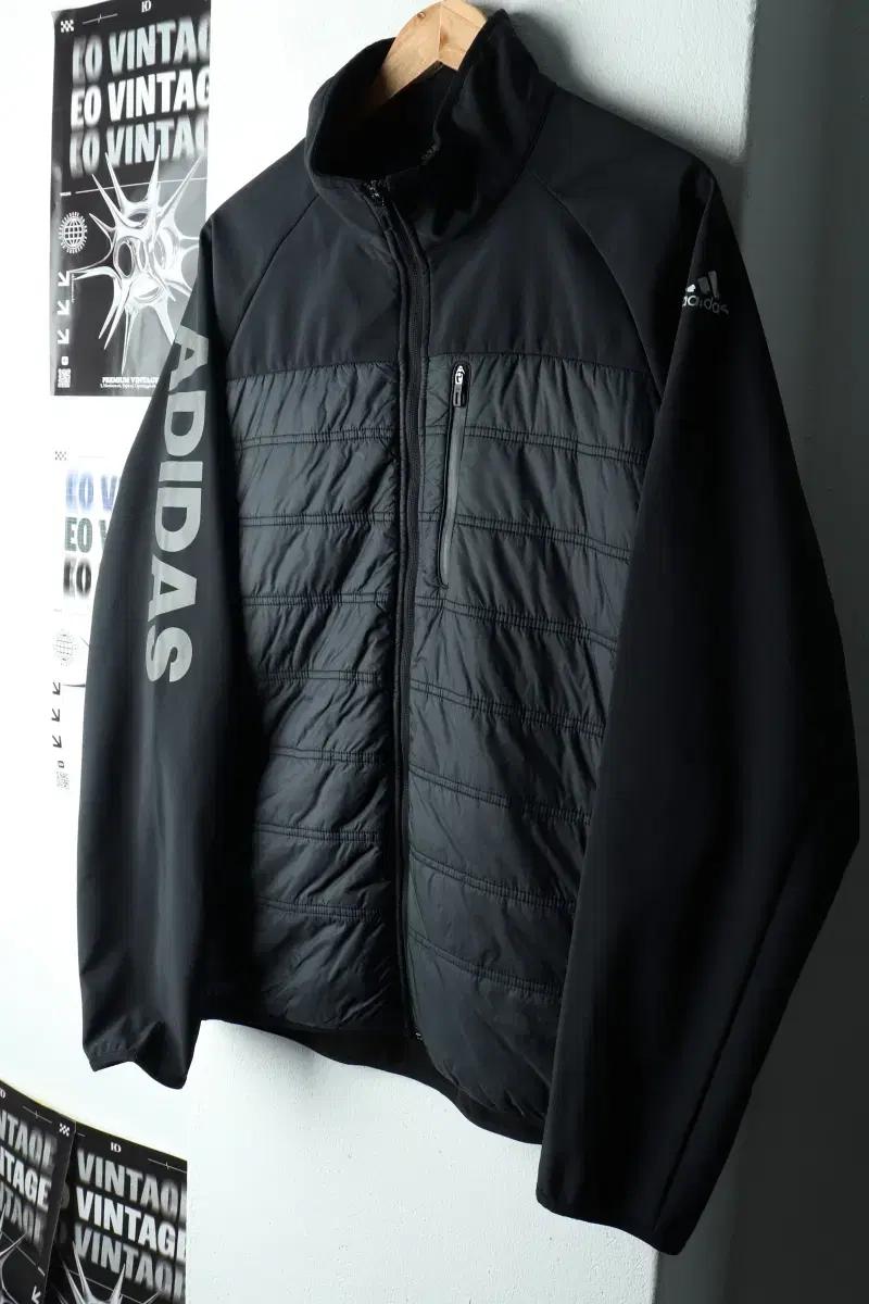 (2XL) 아디다스 집업 바람막이 점퍼자켓 빅사이즈 부분패딩-1627F
