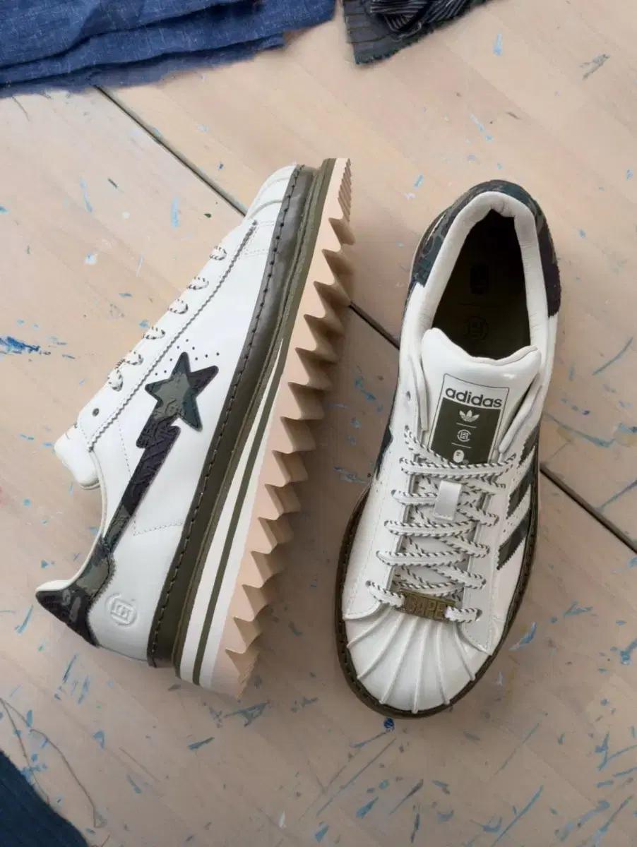 아디다스 x 베이프 x 에디슨 첸 클랏 슈퍼스타 280