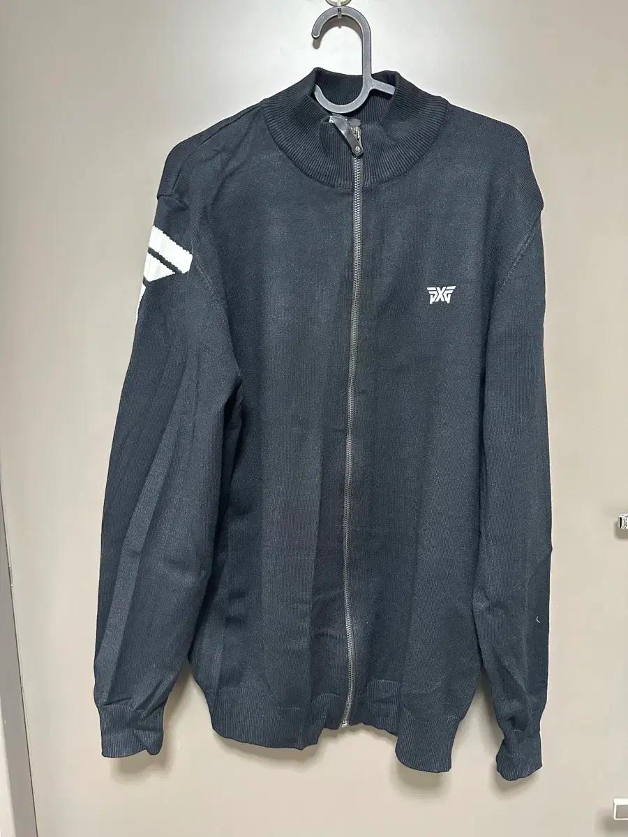 PXG 골프 집업 니트 (블랙 XL)