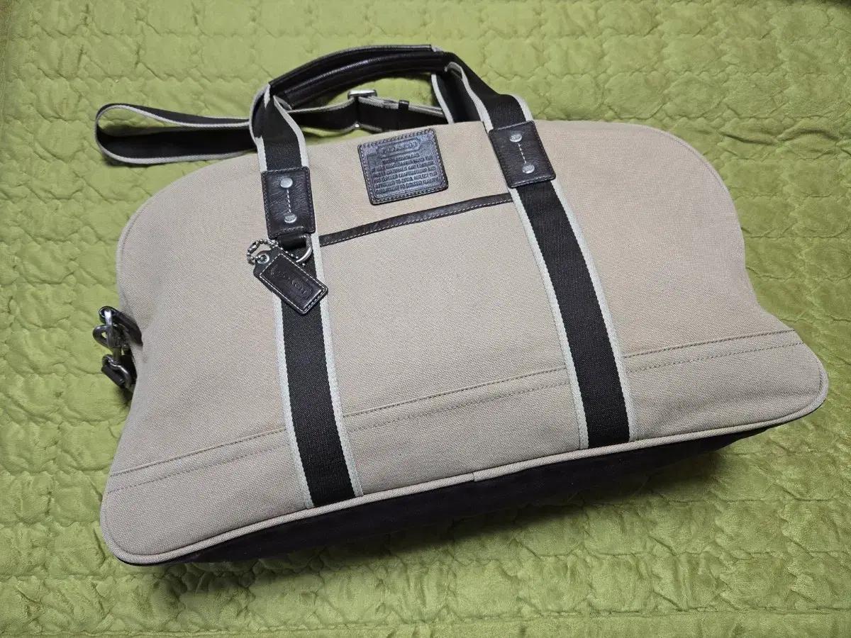 코치 캔버스 보스턴백 베이지(여행가방)