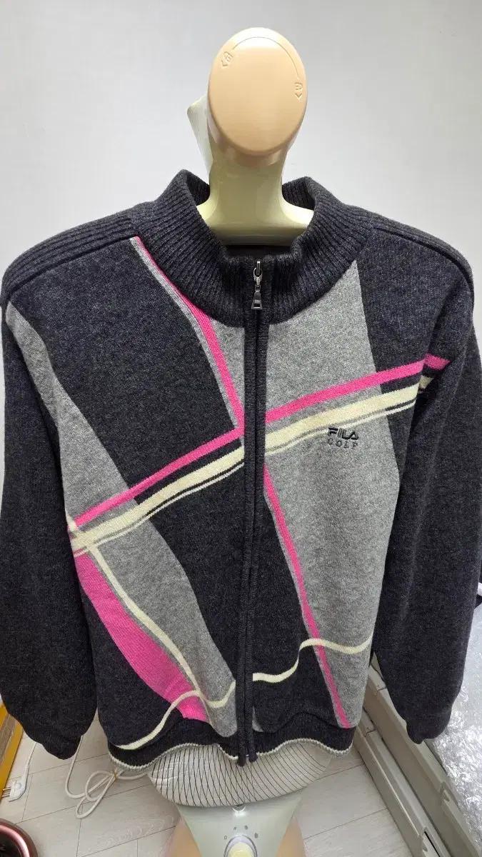 휠라 골프 공용 집업 가디건(제철의류)