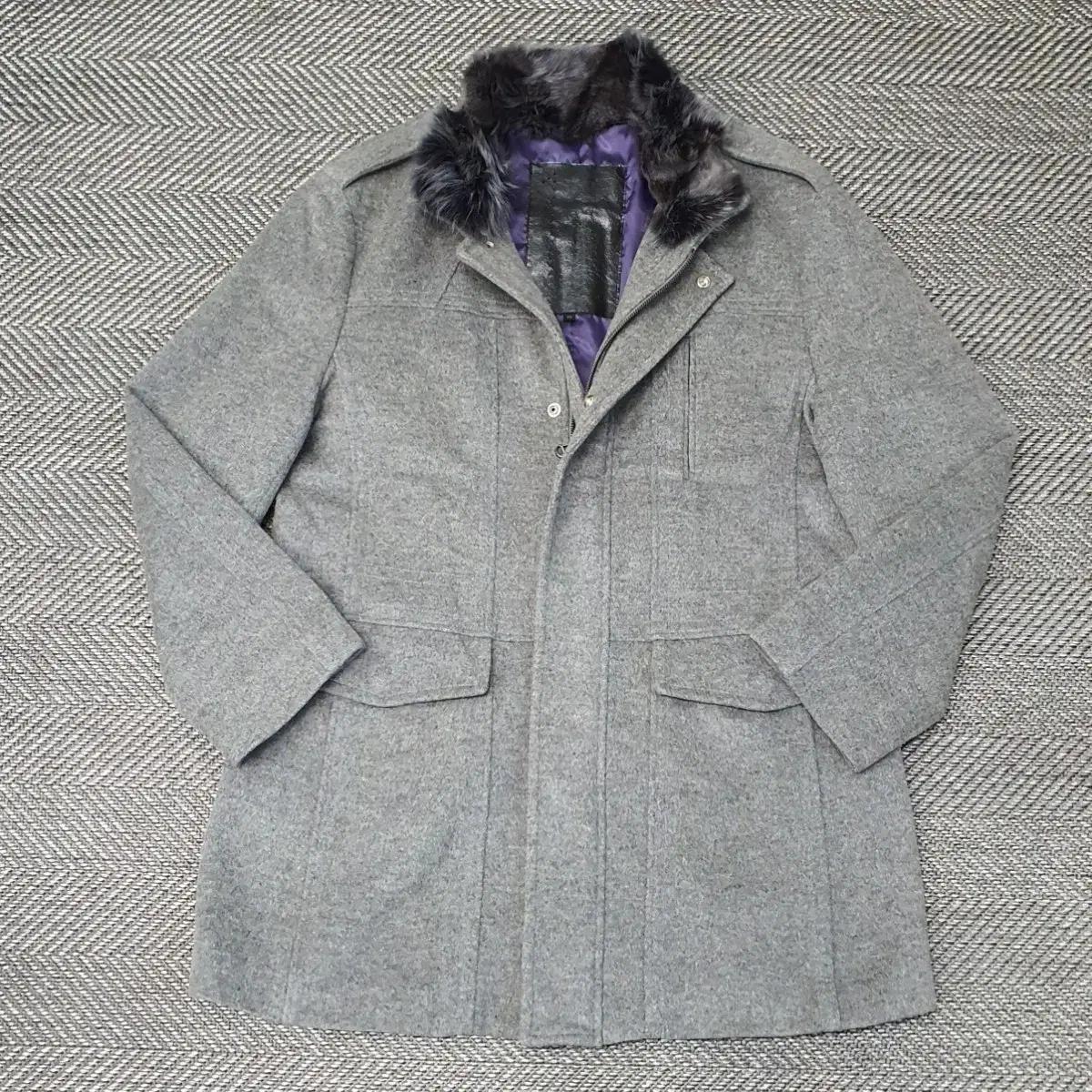 헤지스 울 하프 코트 남자110