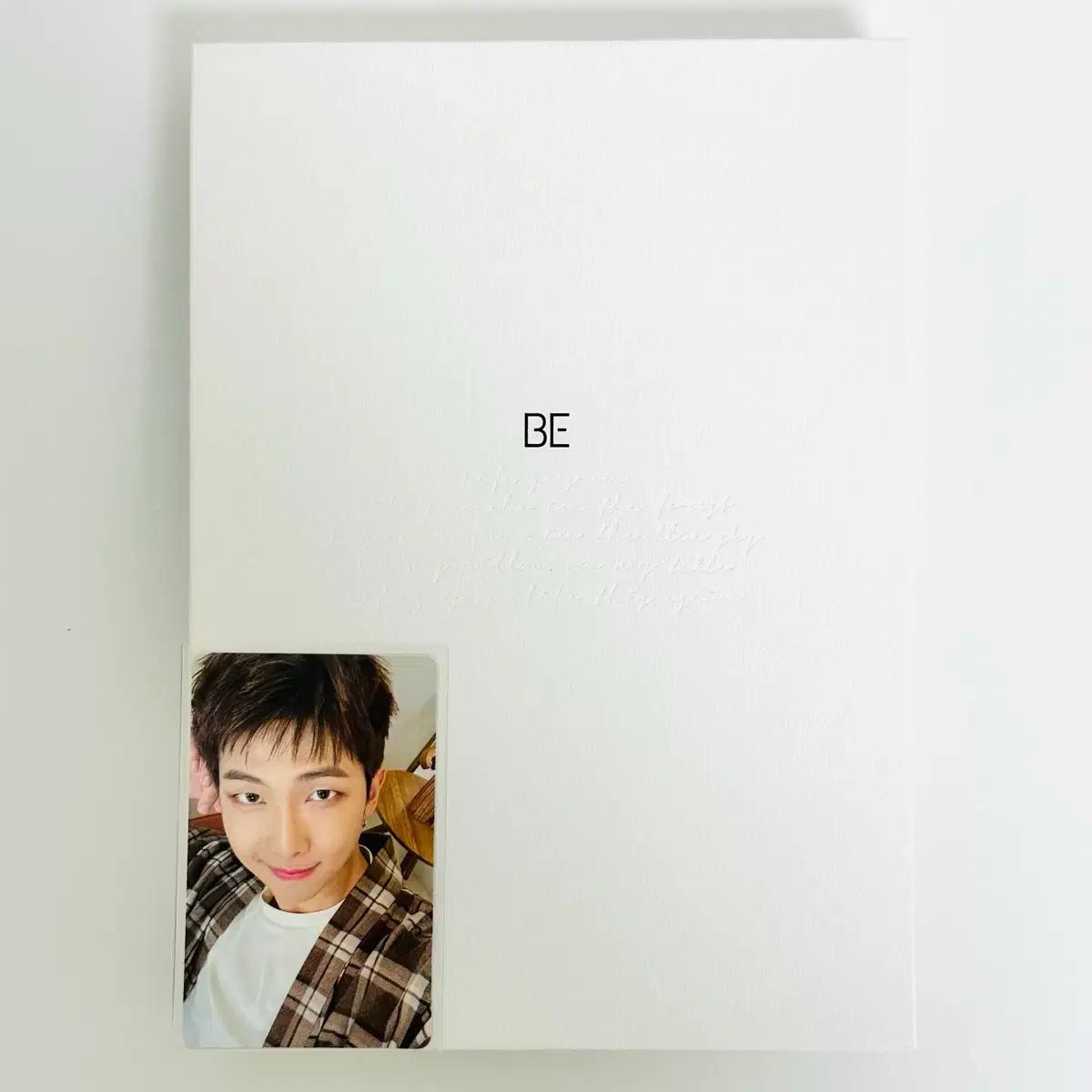 방탄 비이 BE 에센셜 개봉 앨범 풀구성 풀박 남준 포카 방탄소년단