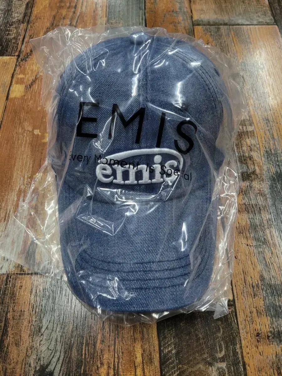 emis 이미스 데님 볼캡 모자