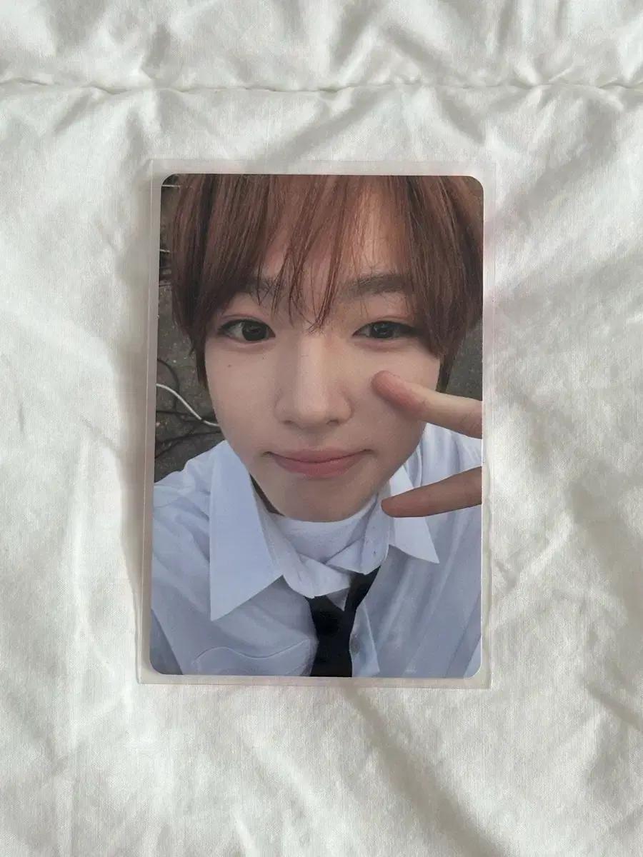 엔시티 위시 사쿠야 컬러 초회한정 베이비블루 포카