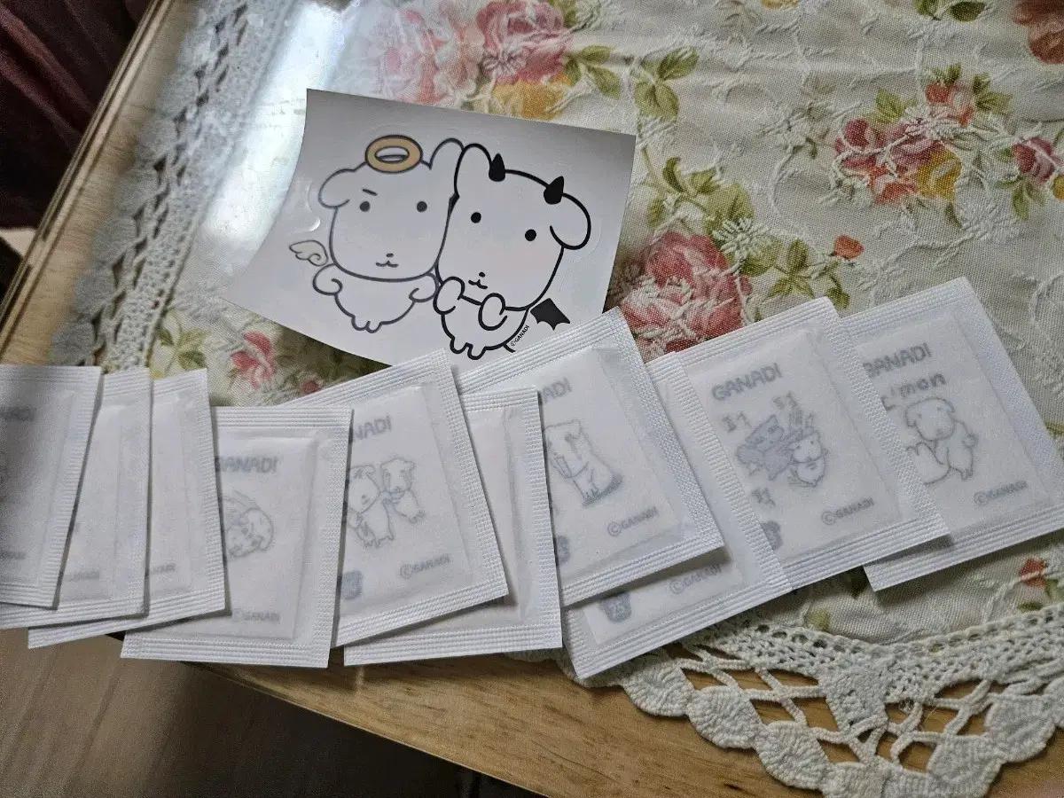 가나디 팝업 스티커 + 띠부실 10종