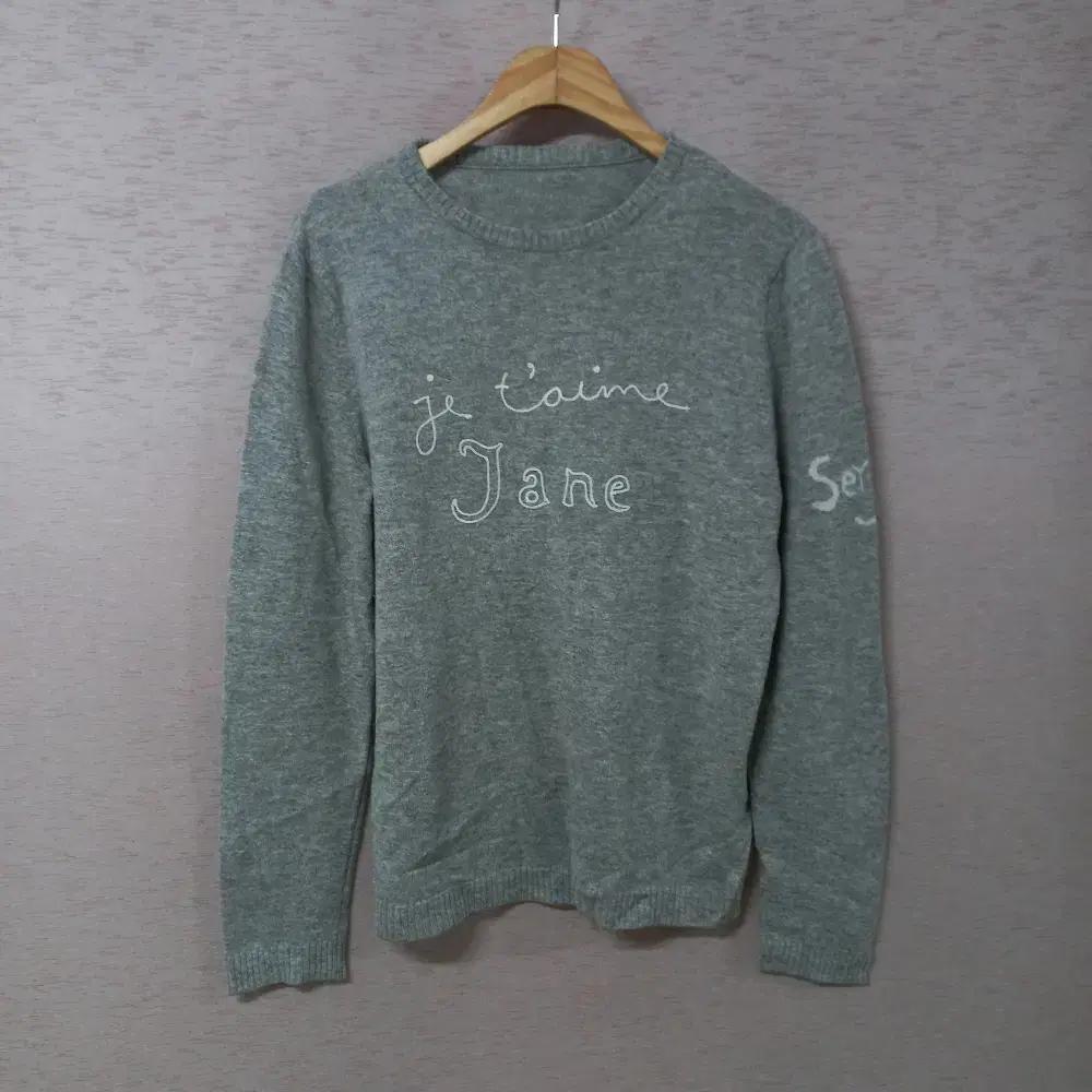 A12-6/그레이 캐시미어 니트티 여성