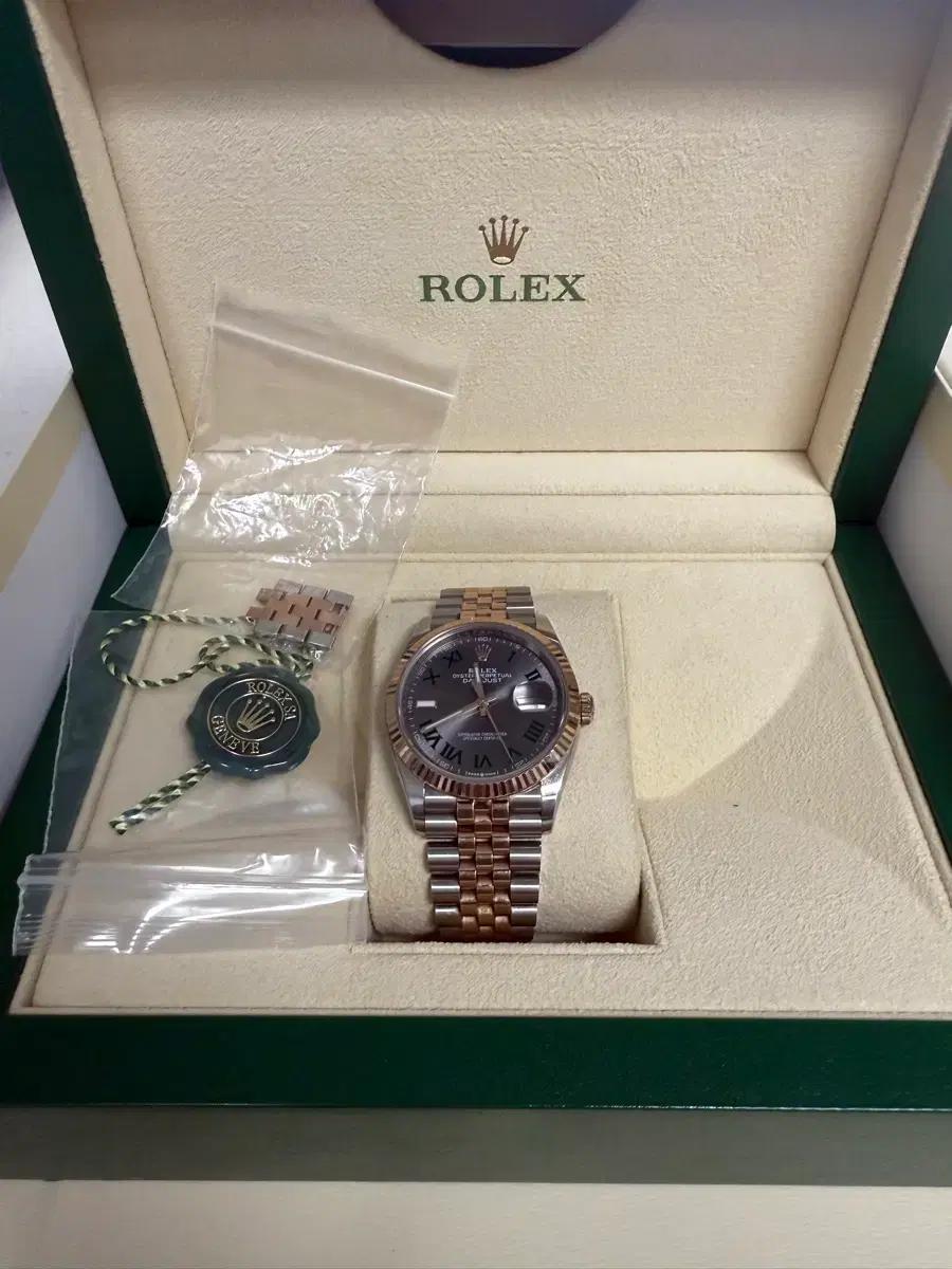 롤렉스 윔블던 옐로우콤비 36