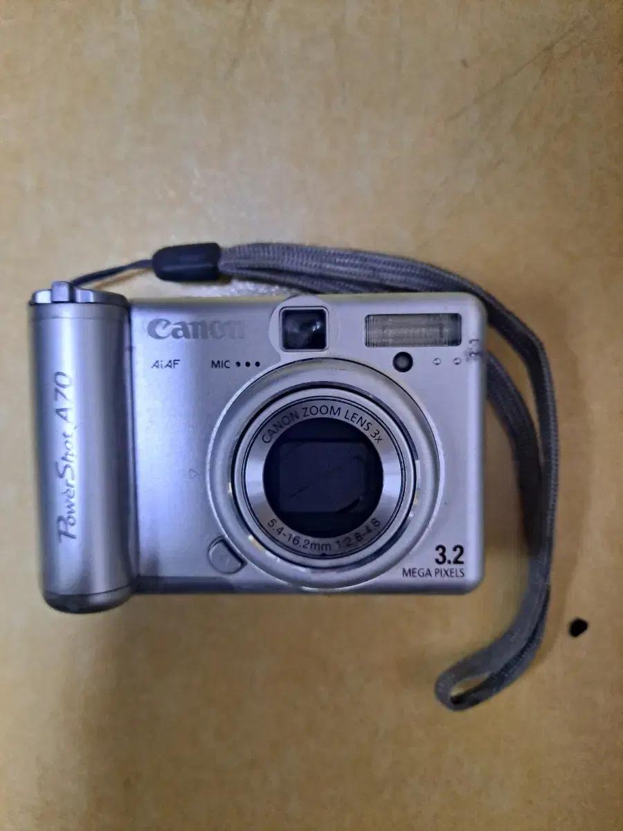 캐논 파워샷 A70 빈티지 디카 디지털 카메라 수집 부품용
