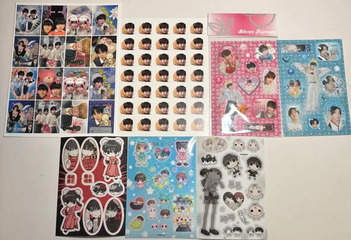 엔시티위시 스티커 부탁이 뇌말이 sak 소금니 위시프리쿠라