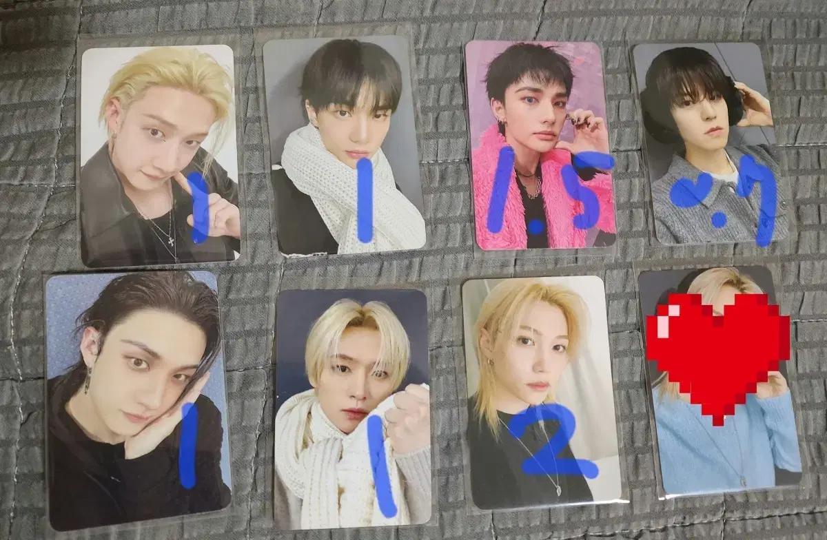 스트레이키즈 skz 스키즈 럭드 엠디 포카 방찬 리노 필릭스 현진 승민