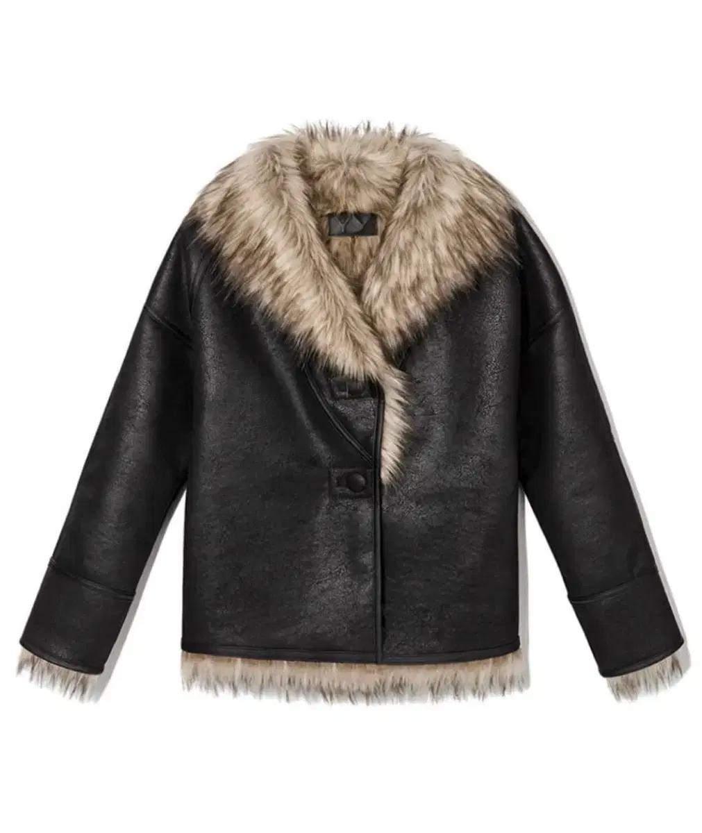 OPEN YY 리버시블 퍼 자켓