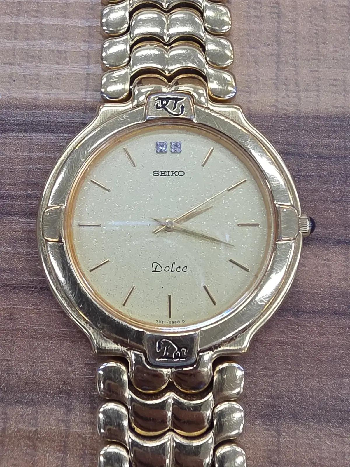 세이코 돌체 7321-0610 메탈 손목시계